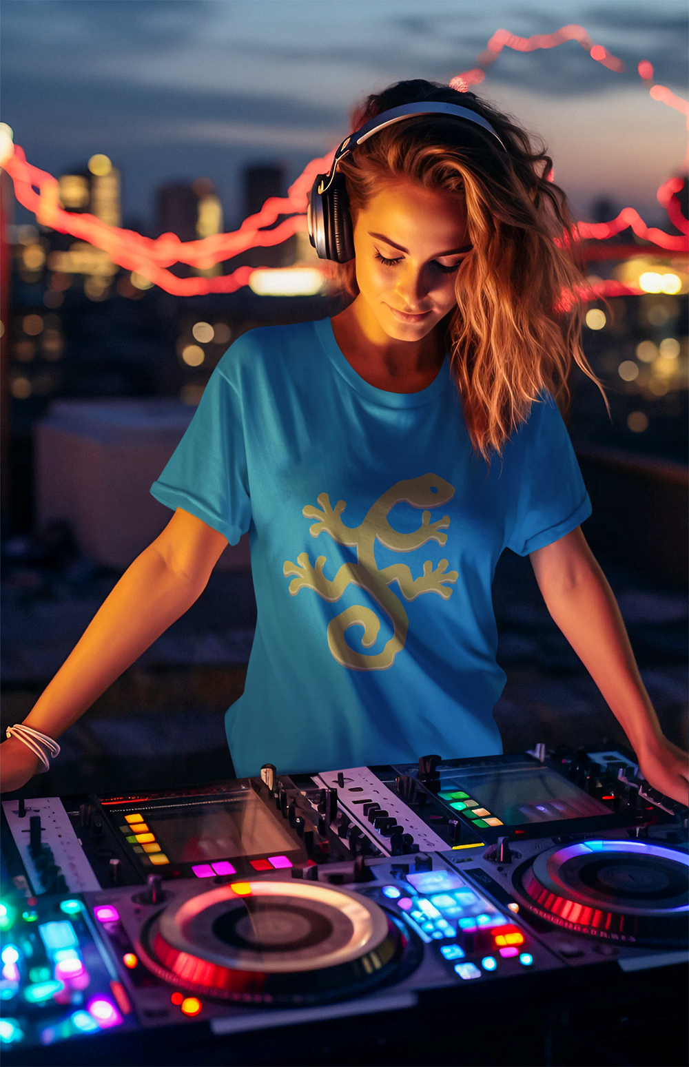 Lady Rebel Groove Tee: Dance, Party, and Live on the Edge