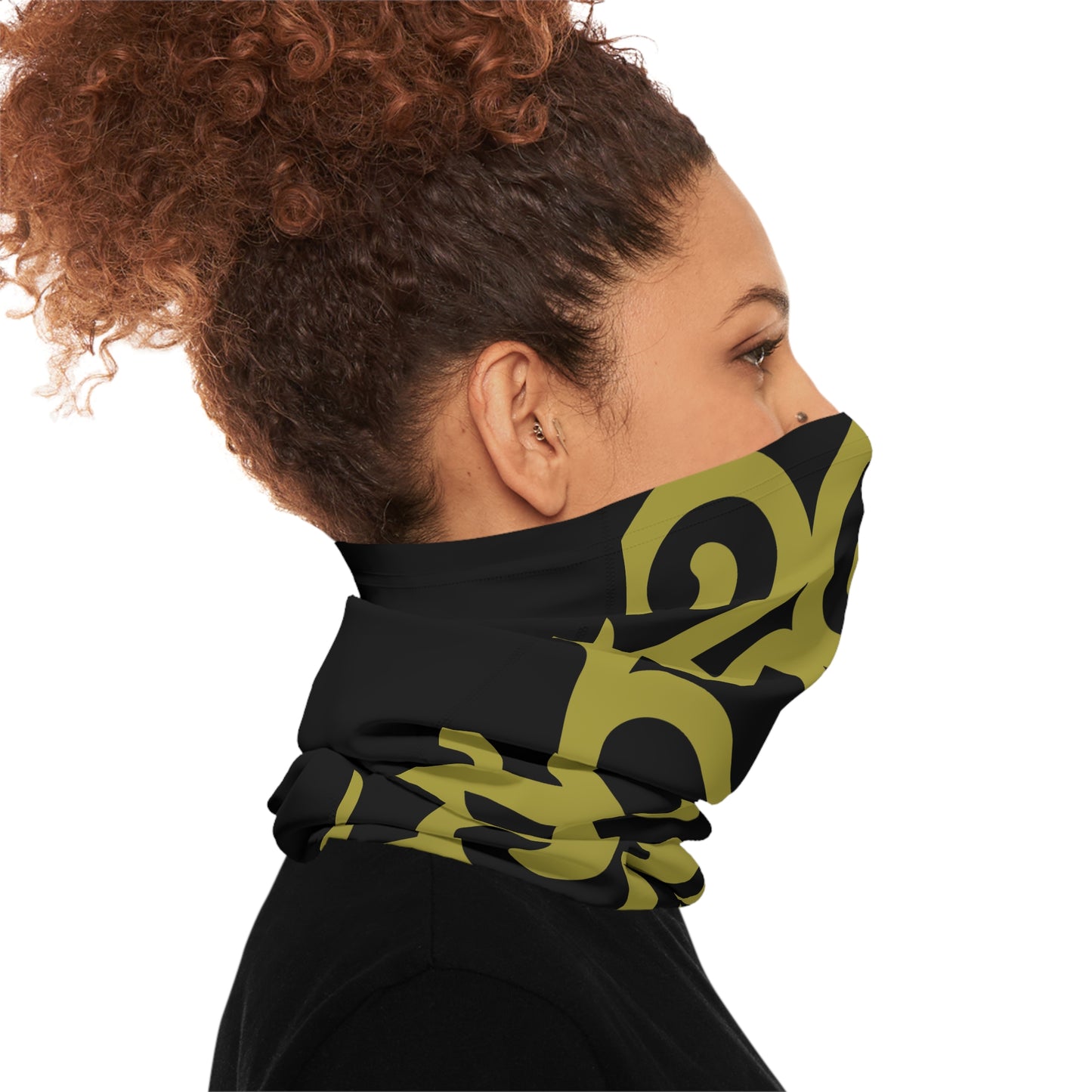 10% Elastane blend 4-way stretch Midweight Neck Gaiter