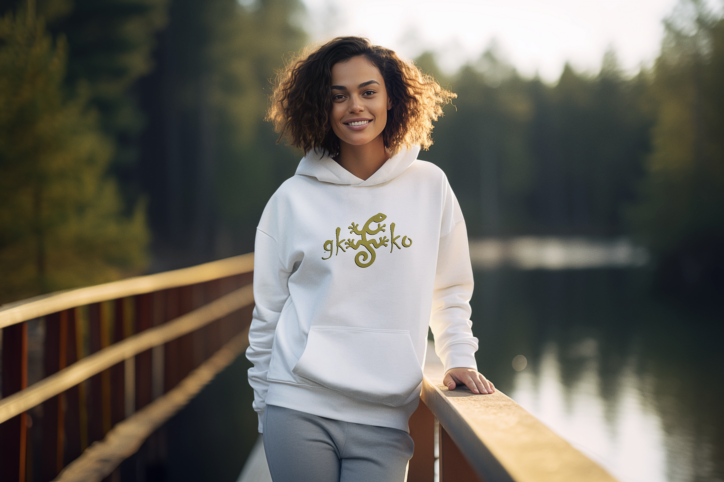 Lady Shine in GKKO Nature Collection Loose-Fit Hoodie