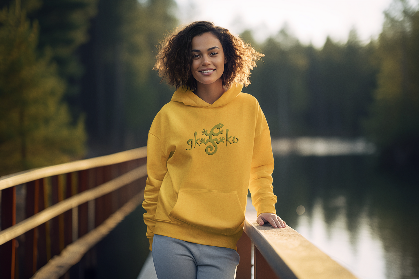 Lady Shine in GKKO Nature Collection Loose-Fit Hoodie